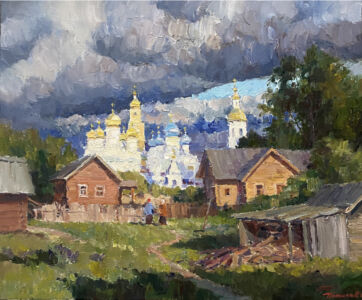 После грозы. Дивеево. 2026. х., м. 50х60 см.