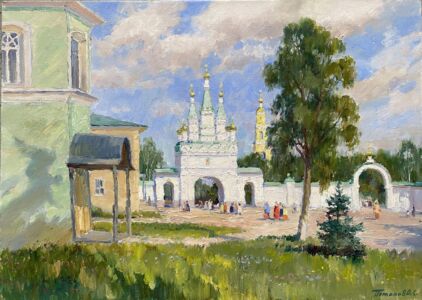 Дивневская обитель. 2026. х., м. 50х70 см.