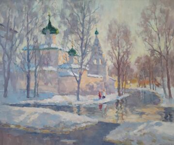 Храм Рождества Христова в Ярославле. 2026. х., м. 50х60 см